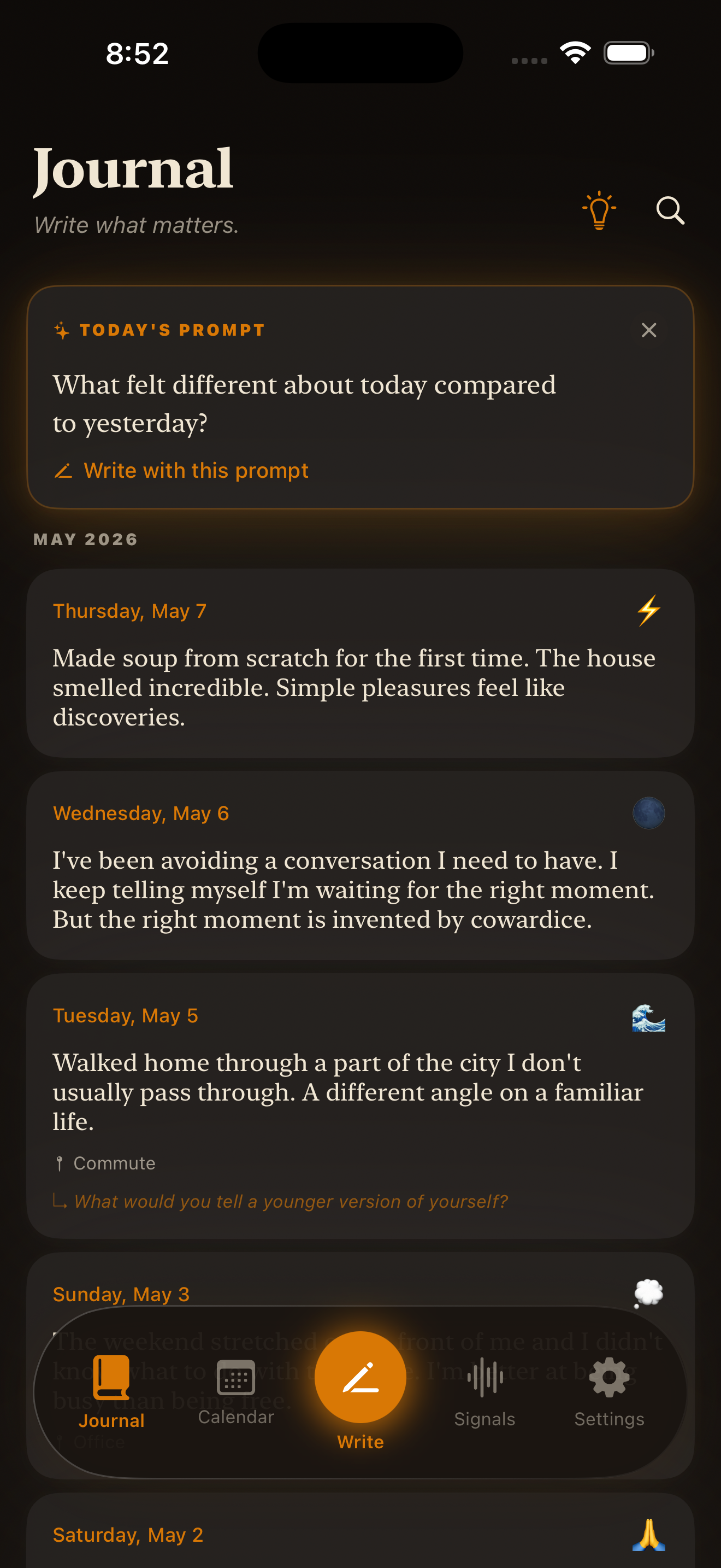 Embra Personal Archive — Journal